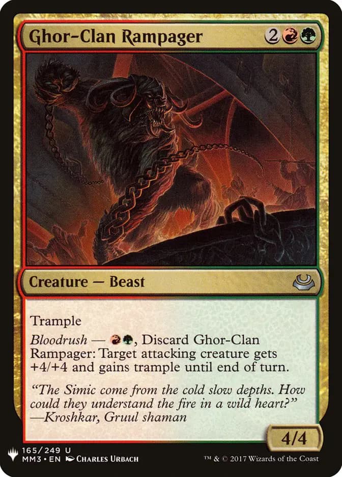 Card image of Ghor-Clan Rampager