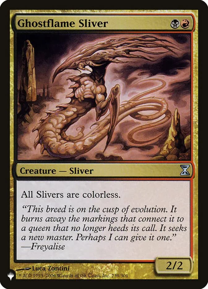 Card image of Ghostflame Sliver