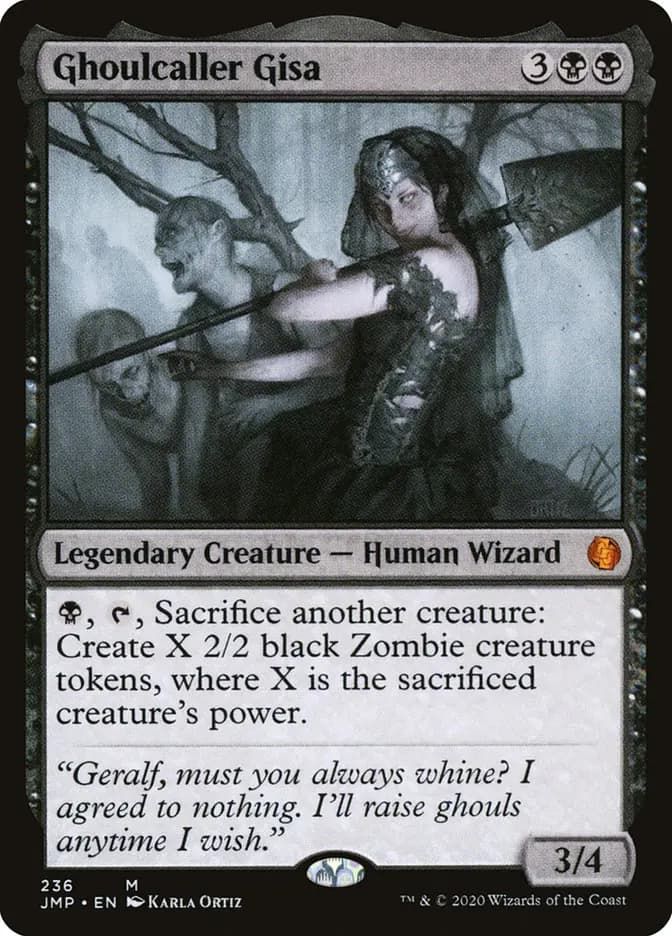 Card image of Ghoulcaller Gisa