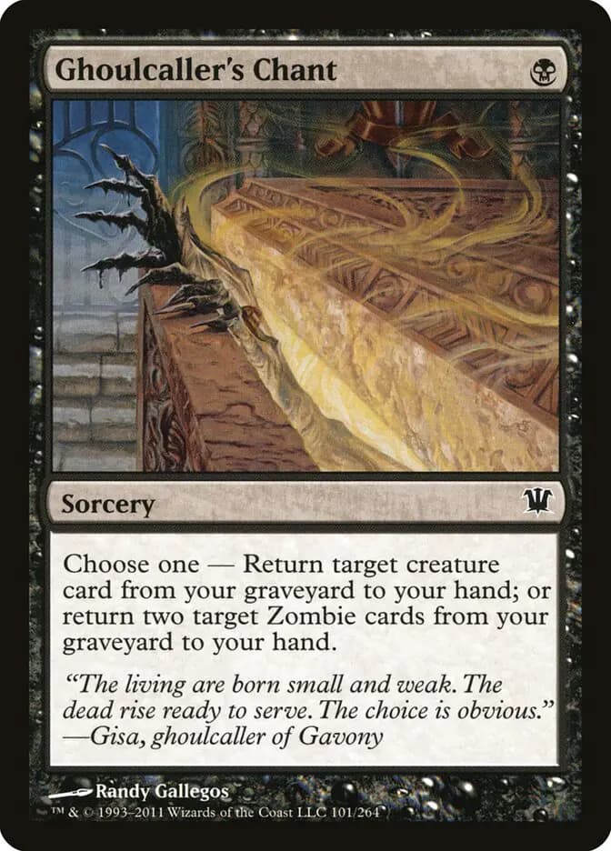 Card image of Ghoulcaller's Chant