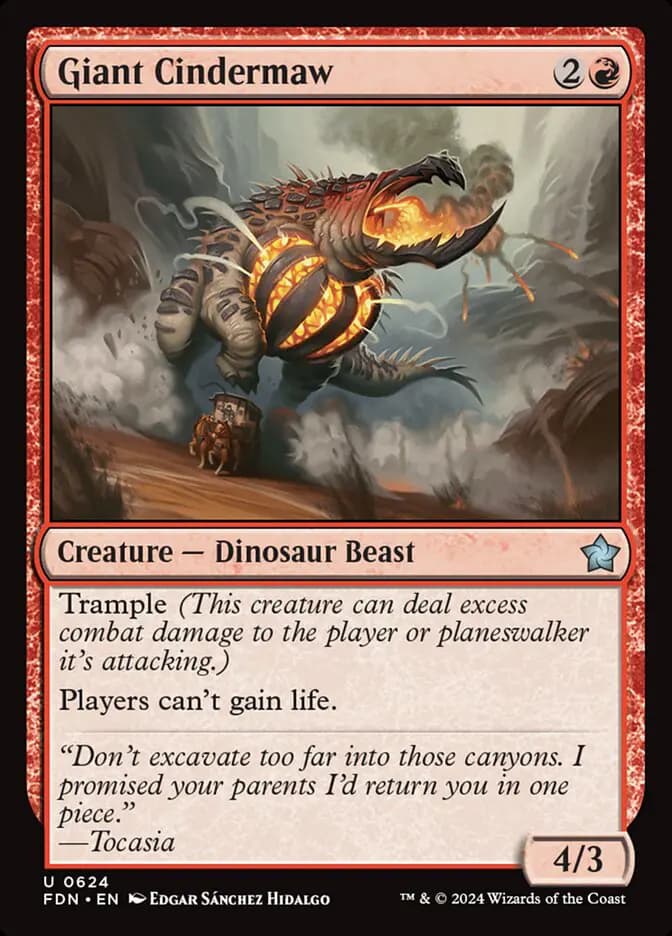 Card image of Giant Cindermaw