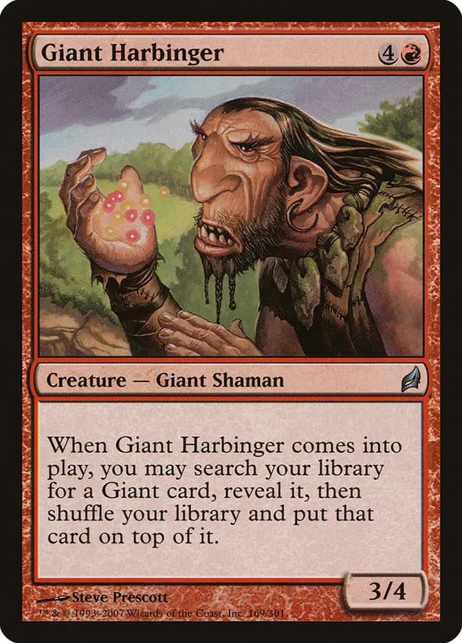 Card image of Giant Harbinger