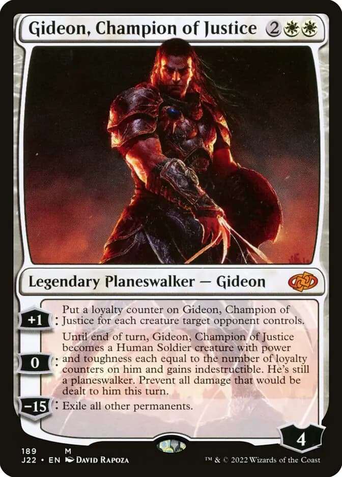 Card image of Gideon, Champion of Justice
