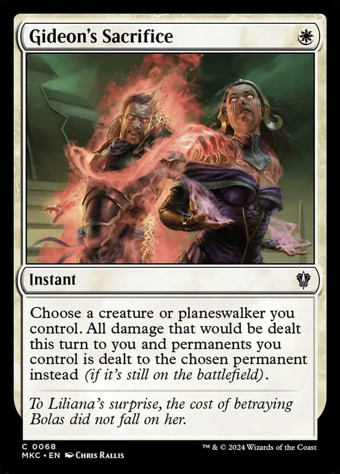 Card image of Gideon's Sacrifice
