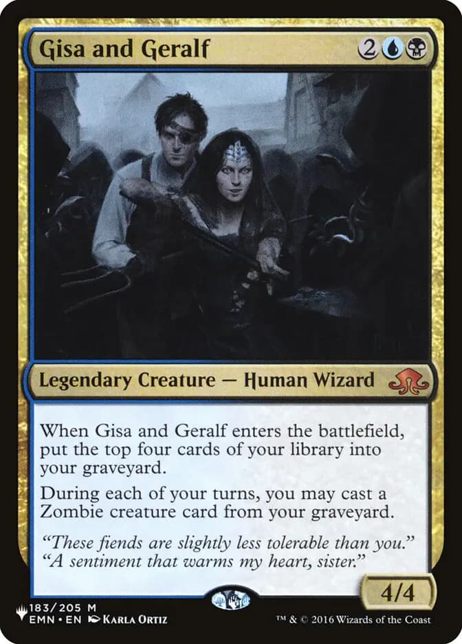 Card image of Gisa and Geralf