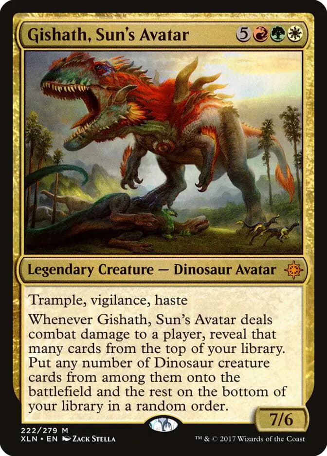 Card image of Gishath, Sun's Avatar
