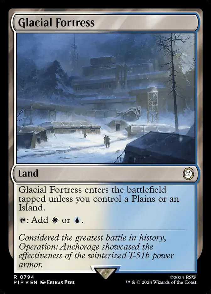Card image of Glacial Fortress