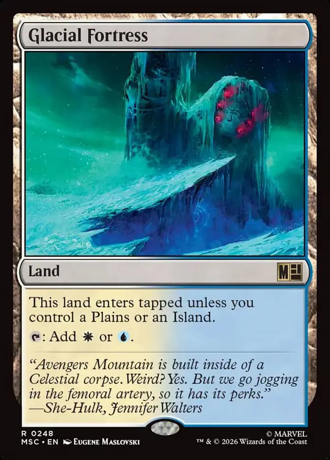 Card image of Glacial Fortress