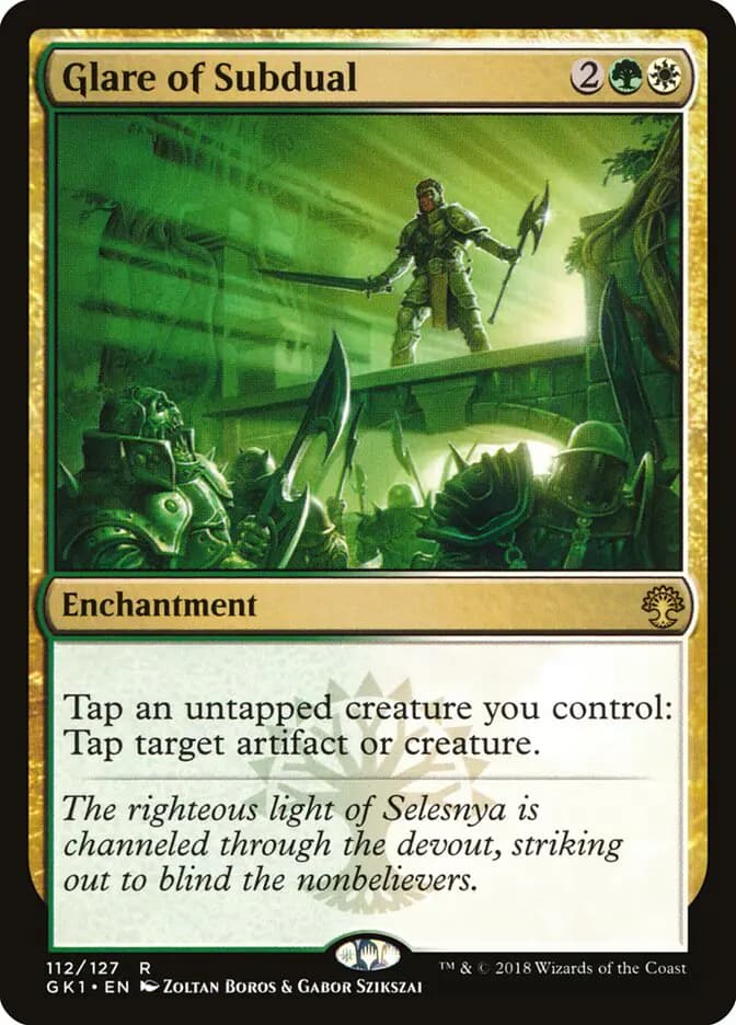 Card image of Glare of Subdual