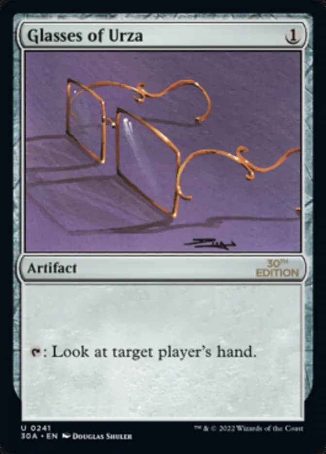 Card image of Glasses of Urza