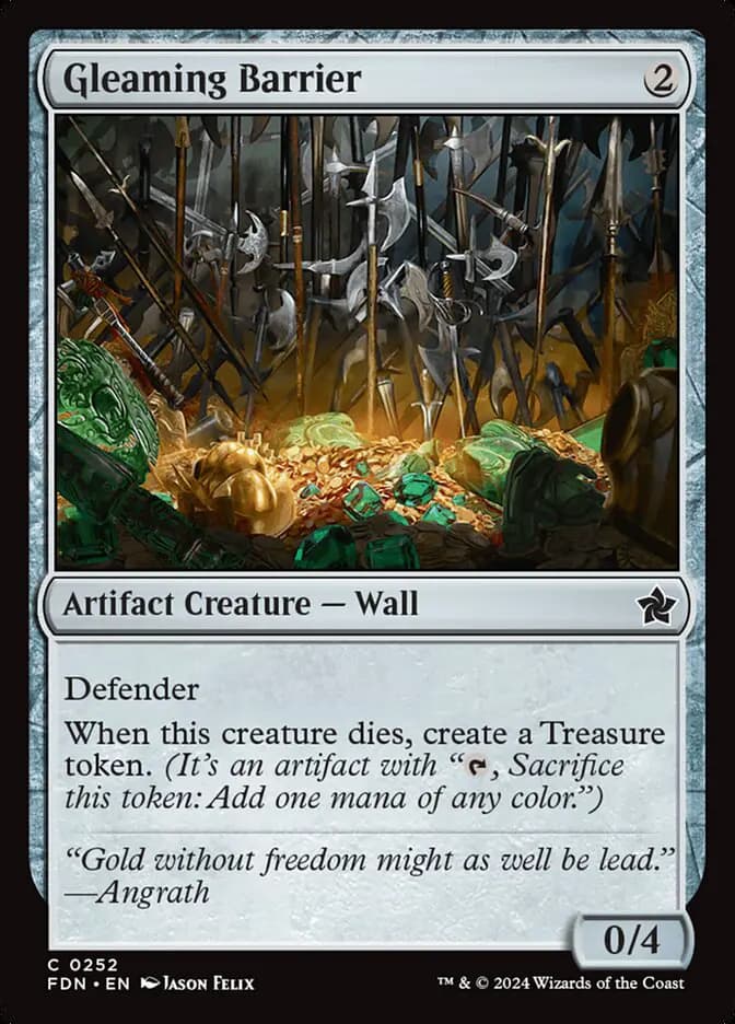 Card image of Gleaming Barrier