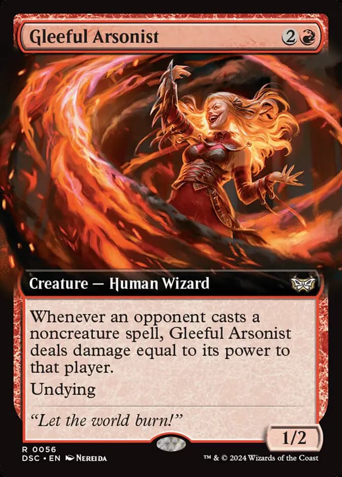Card image of Gleeful Arsonist