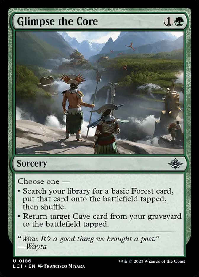 Card image of Glimpse the Core
