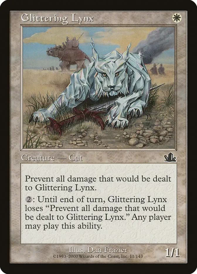 Card image of Glittering Lynx