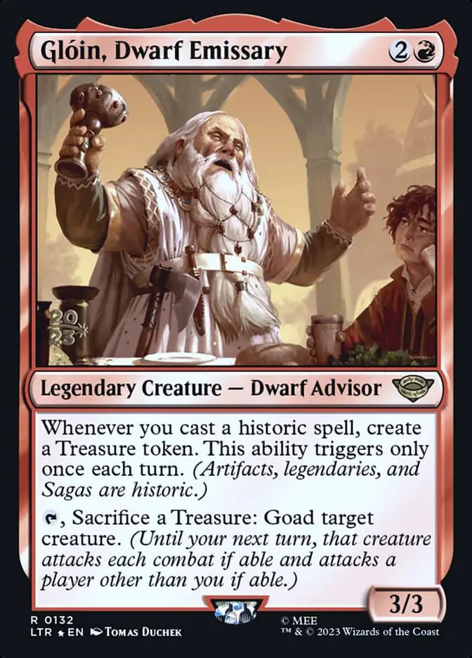 Card image of Glóin, Dwarf Emissary