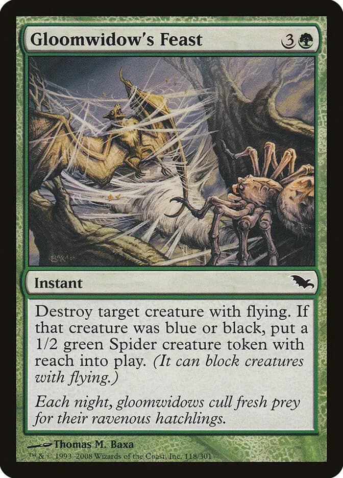 Card image of Gloomwidow's Feast