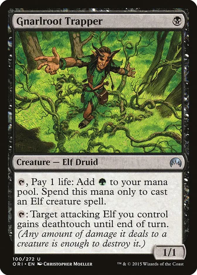 Card image of Gnarlroot Trapper
