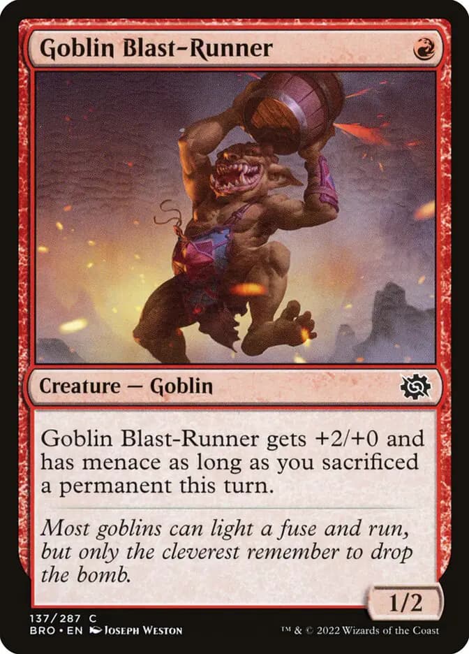 Card image of Goblin Blast-Runner