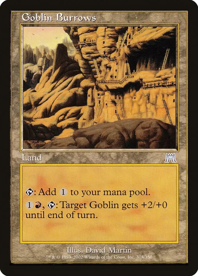 Card image of Goblin Burrows