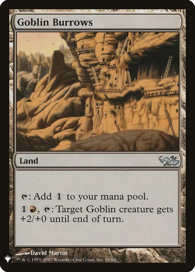 Card image of Goblin Burrows