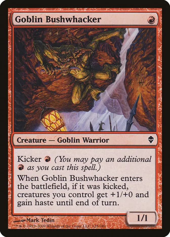 Card image of Goblin Bushwhacker