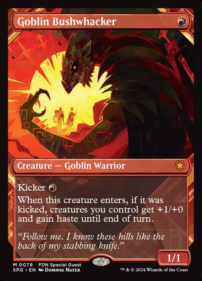 Card image of Goblin Bushwhacker