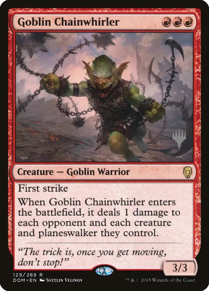 Card image of Goblin Chainwhirler