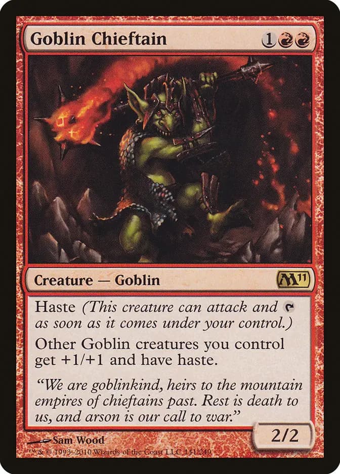 Card image of Goblin Chieftain