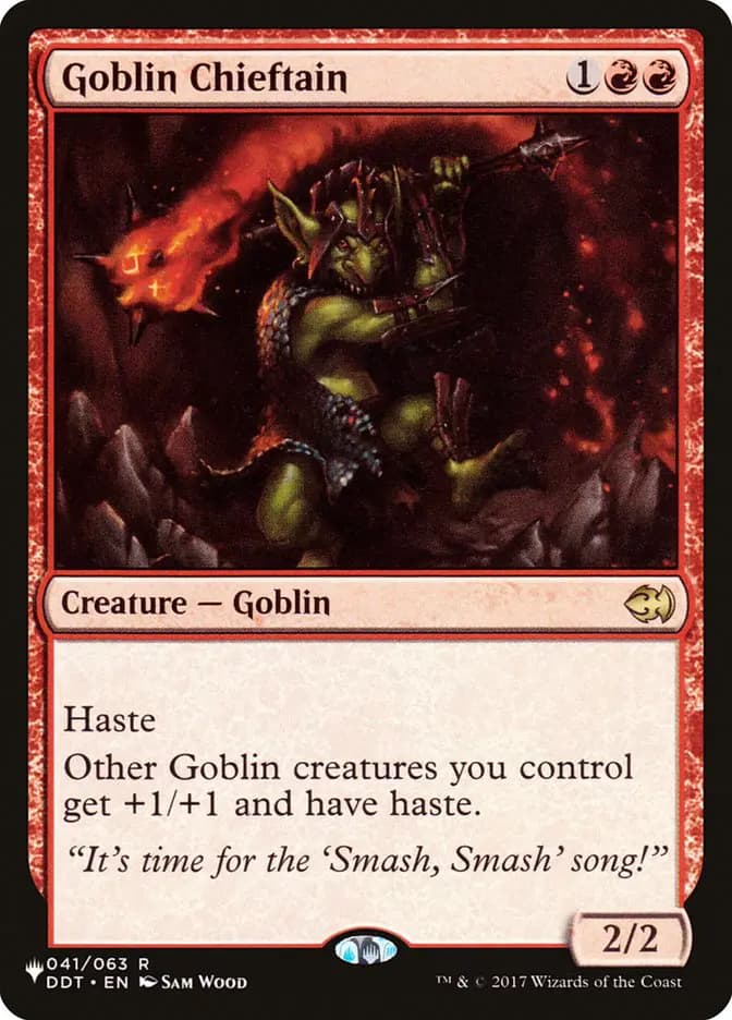 Card image of Goblin Chieftain