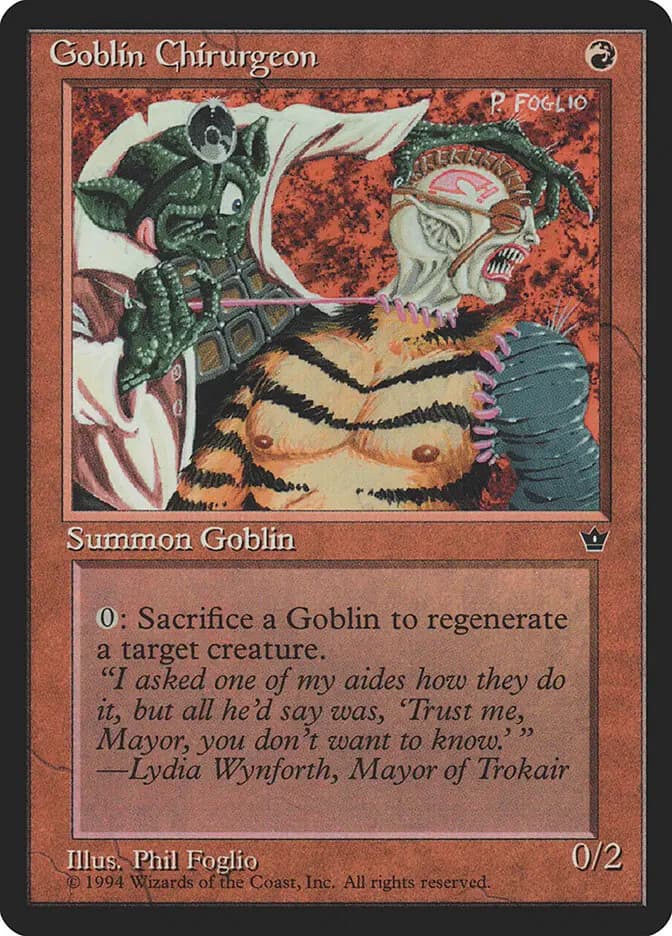 Card image of Goblin Chirurgeon