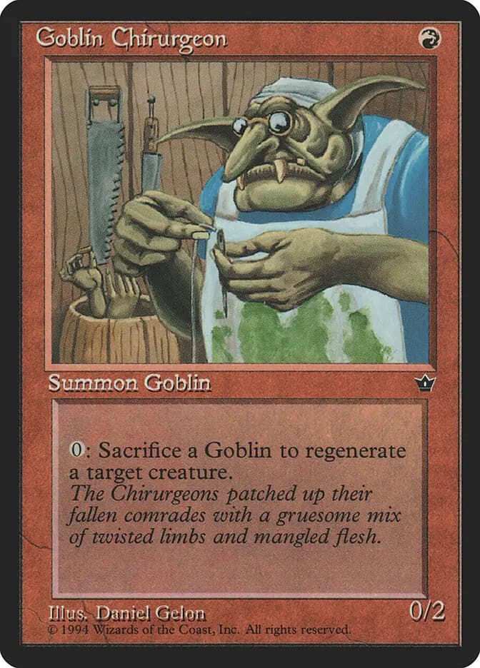 Card image of Goblin Chirurgeon