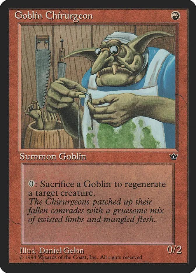 Card image of Goblin Chirurgeon