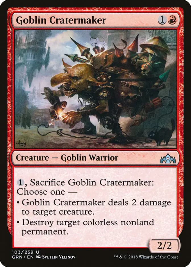 Card image of Goblin Cratermaker