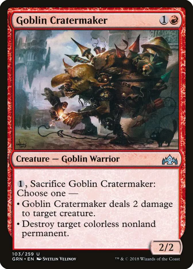 Card image of Goblin Cratermaker