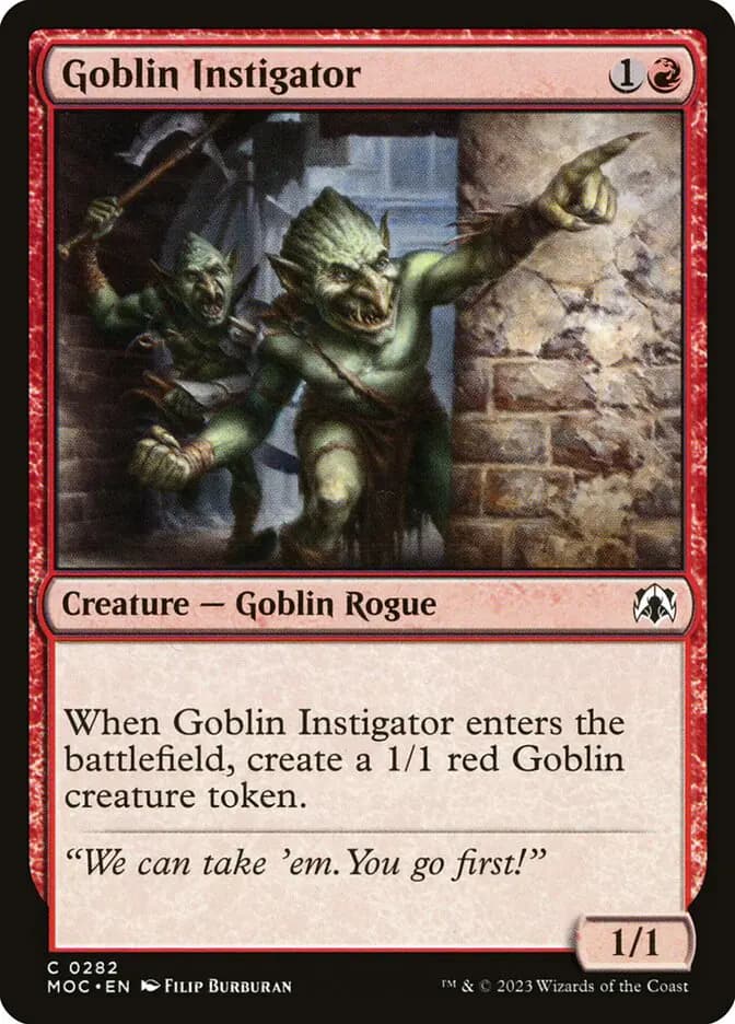 Card image of Goblin Instigator