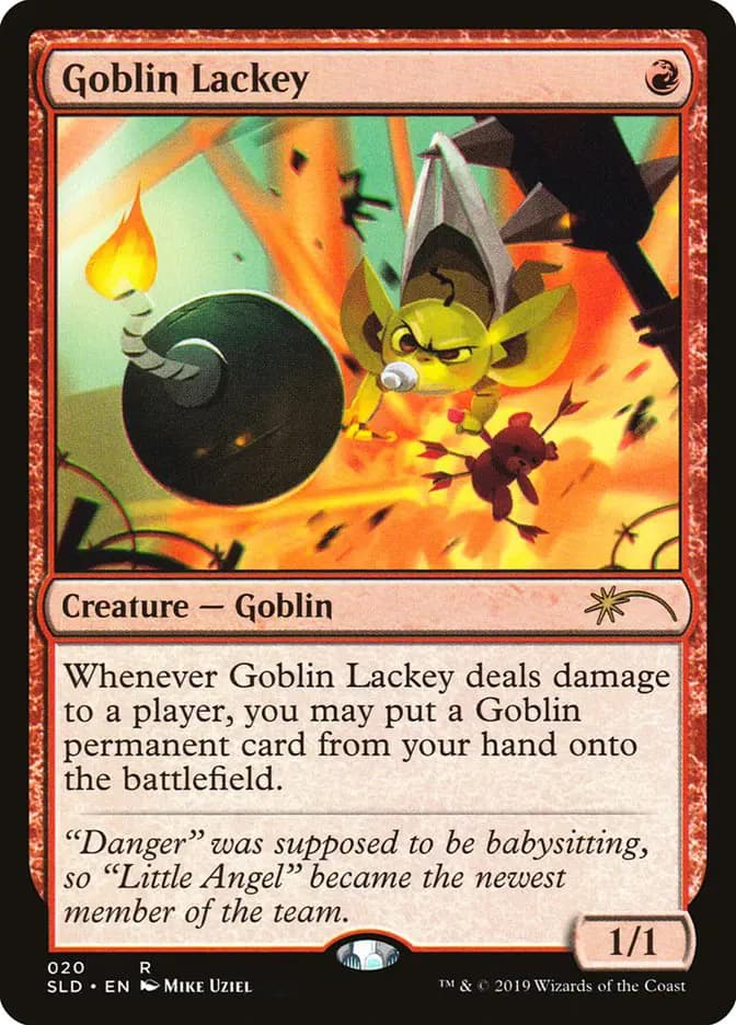 Card image of Goblin Lackey