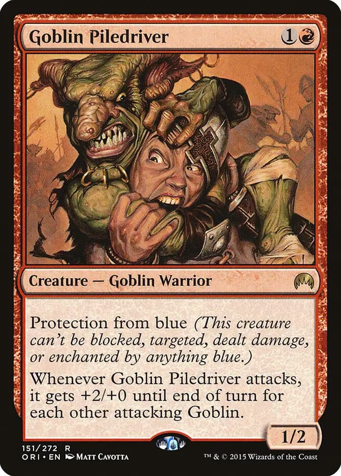 Card image of Goblin Piledriver