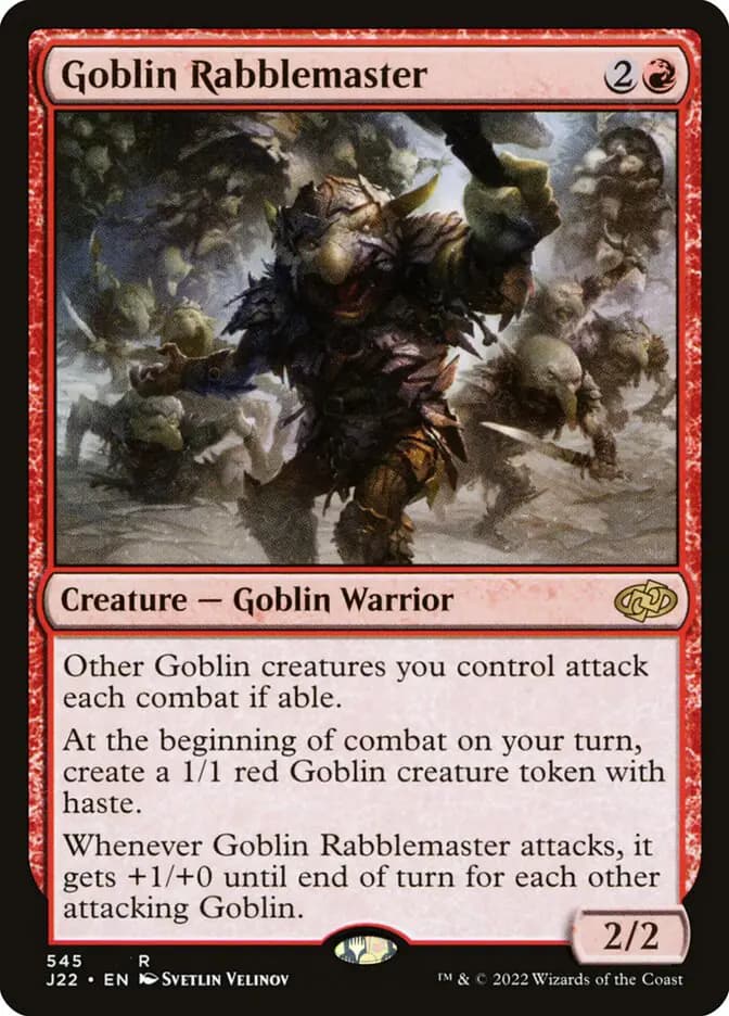 Card image of Goblin Rabblemaster