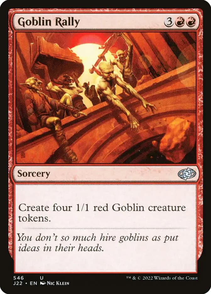 Card image of Goblin Rally