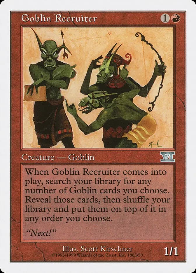 Card image of Goblin Recruiter