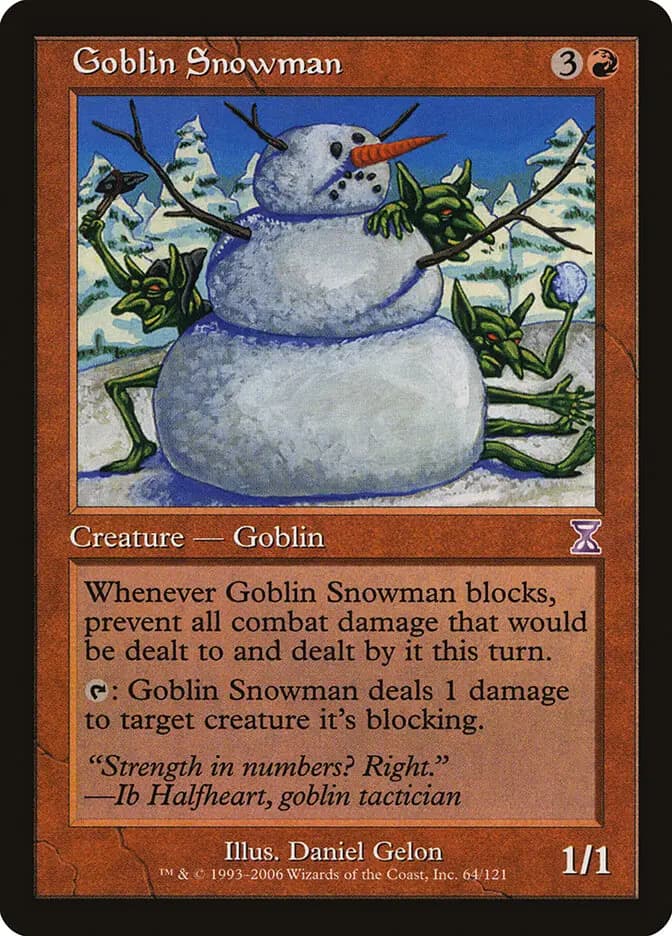 Card image of Goblin Snowman