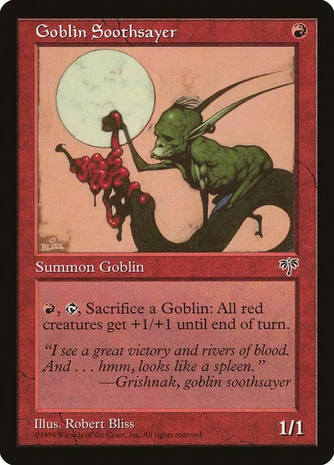 Card image of Goblin Soothsayer