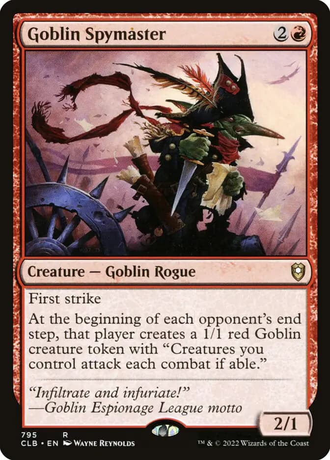 Card image of Goblin Spymaster