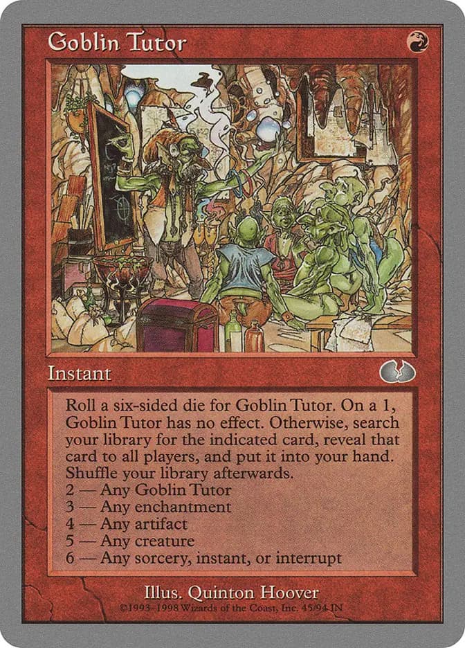 Card image of Goblin Tutor