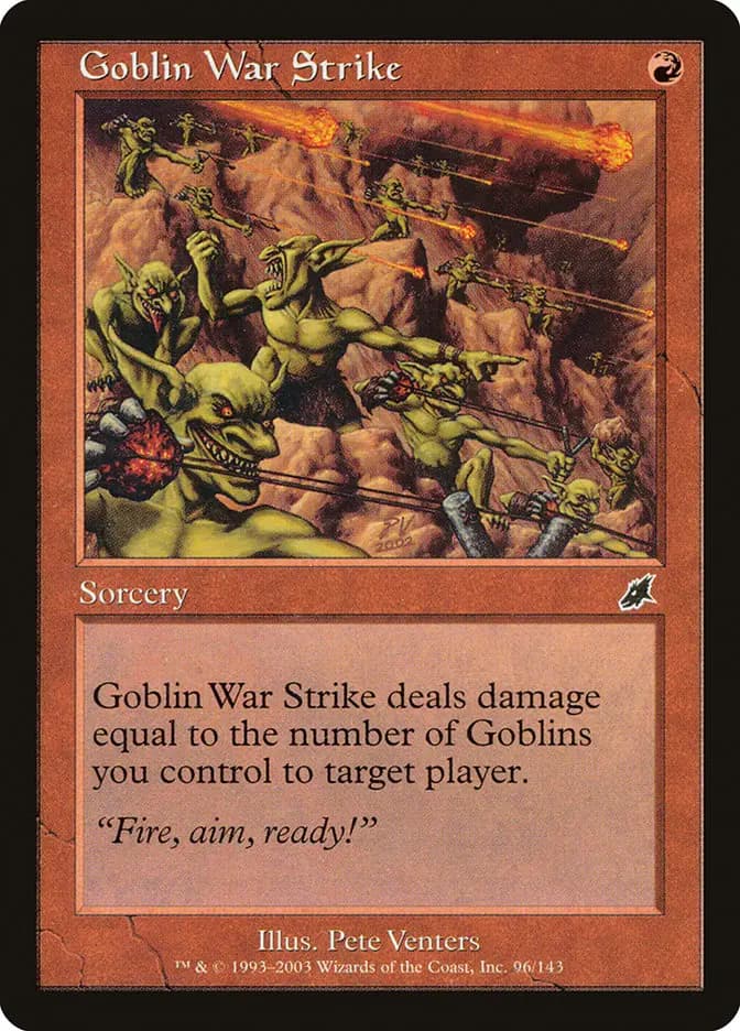 Card image of Goblin War Strike