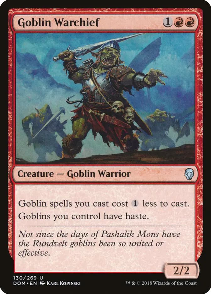 Card image of Goblin Warchief