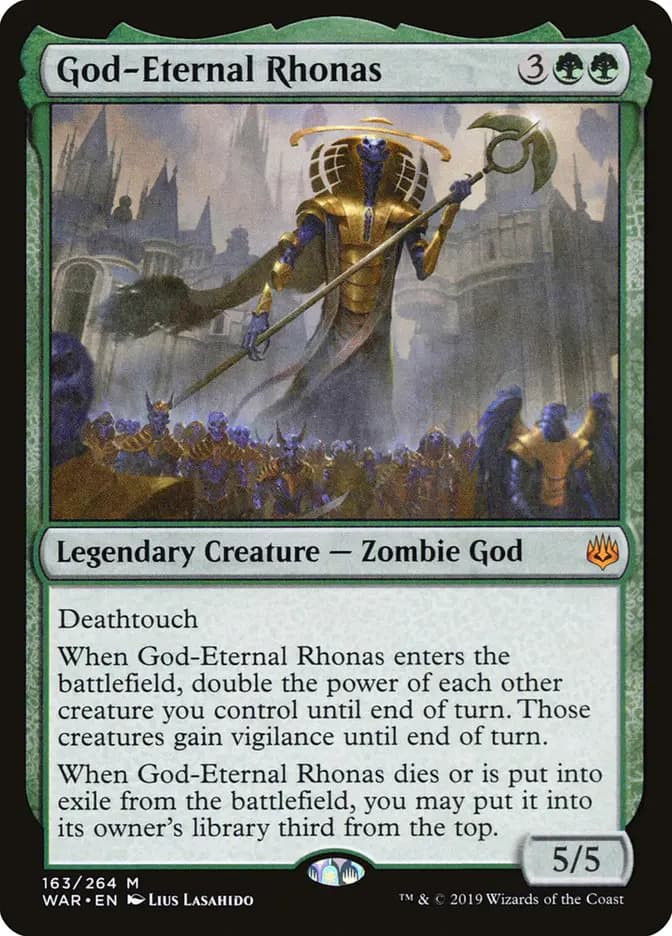 Card image of God-Eternal Rhonas