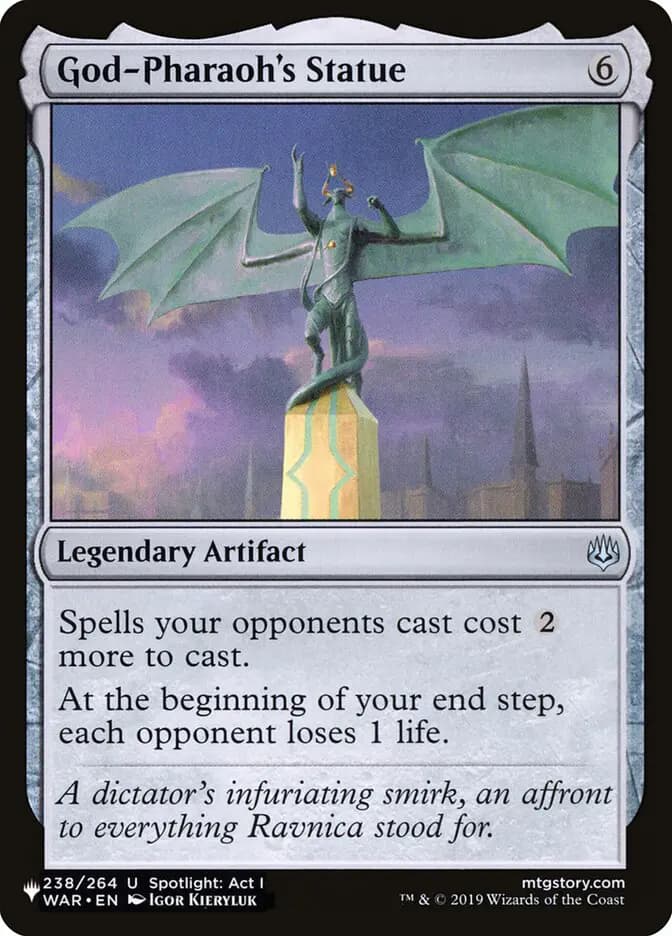 Card image of God-Pharaoh's Statue
