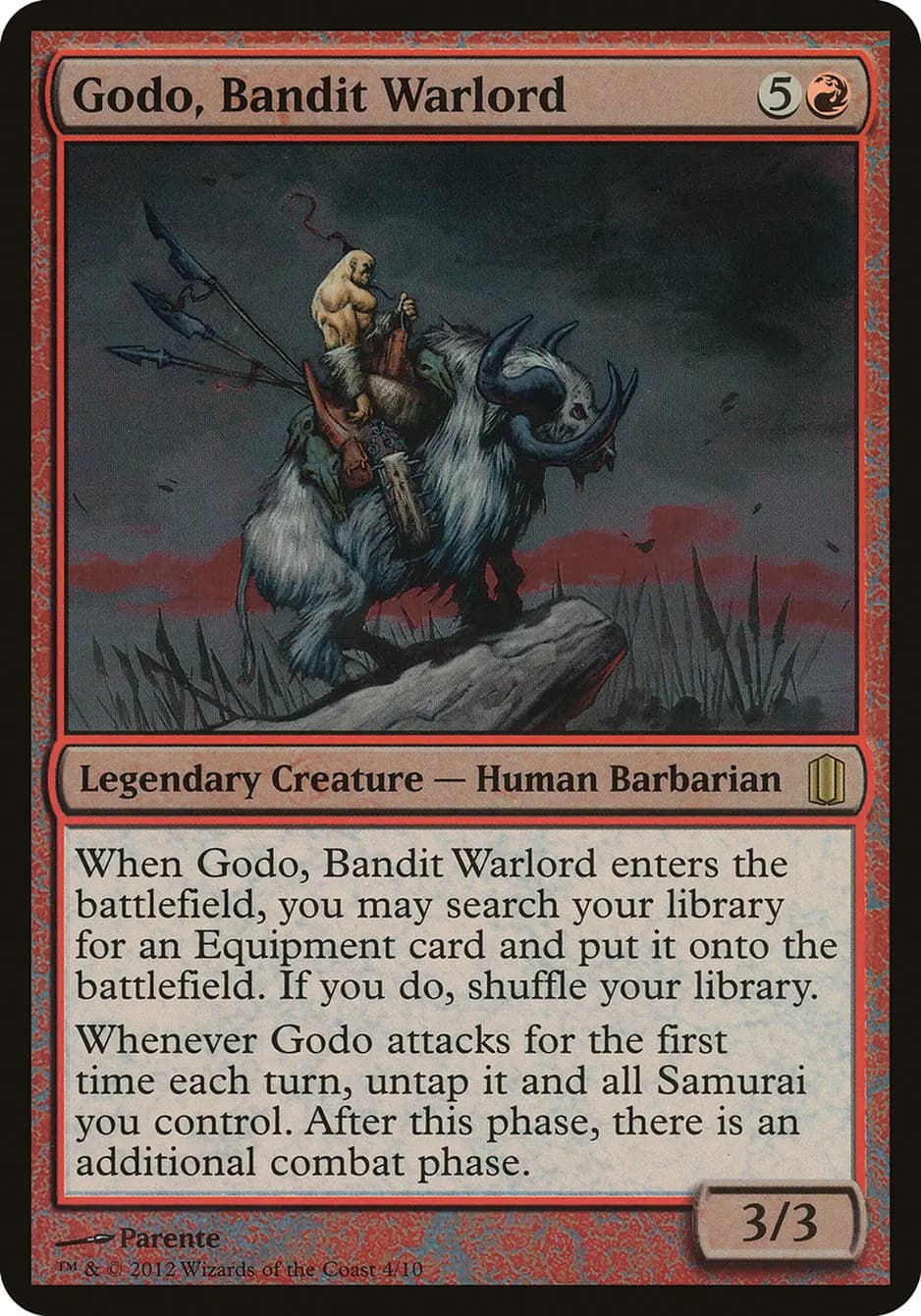 Card image of Godo, Bandit Warlord