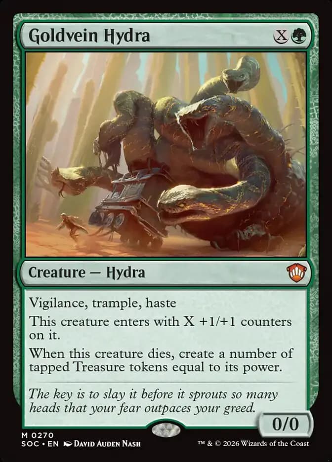 Card image of Goldvein Hydra